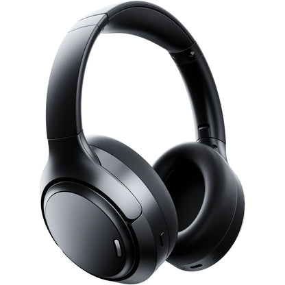 Hybrid Active Noise Cancelling Headphones Wireless Bluetooth over Ear - 50Db ANC, 120H Playback, 6-MIC ENC Clear Calls, Hi-Res 360° Spatial Audio, Foldable Comfort for Travel Office